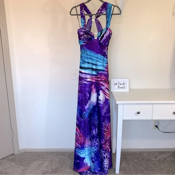 Betsy & Adam | Dresses | 200s Y2k Dress Long Satin Maxi Dress Purple Blue Pink Sz 6 Costume Gown | Poshmark Betsy & Adam | Dresses | 200s Y2k Dress Long Satin Maxi Dress Purple Blue Pink Sz 6 Costume Gown | Poshmark